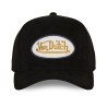 Casquette trucker en suédine avec filet et écusson fourrure Fur