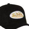 Casquette trucker en suédine avec filet et écusson fourrure Fur