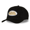 Casquette trucker en suédine avec filet et écusson fourrure Fur