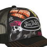 Casquette trucker imprimée en sublimation avec filet et écusson Subli
