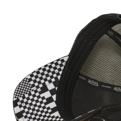 Casquette trucker imprimée en sublimation avec filet et écusson Subli