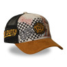 Casquette trucker imprimée en sublimation avec filet et écusson Subli