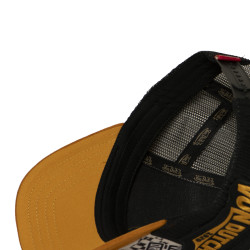 Casquette trucker imprimée en sublimation avec filet et écusson Subli