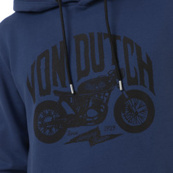 Sweat homme à capuche en molleton 320gr et print devant Spririt