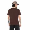 T-shirt col rond en coton homme avec Logo Log8 Marron