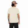 T-shirt col rond en coton homme avec Logo Log8 Crème