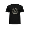T-shirt col rond en coton homme avec Logo Log8 Noir