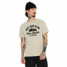 T-shirt col rond en coton homme avec Logo Log9 Crème