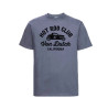 T-shirt col rond en coton homme avec Logo Log9 Gris