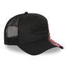 Casquette baseball imprimée avec filet et broderie 3D Feu