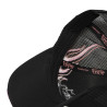 Casquette baseball imprimée avec filet et broderie 3D Feu