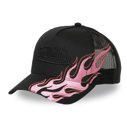 Casquette baseball imprimée avec filet et broderie 3D Feu