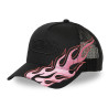 Casquette baseball imprimée avec filet et broderie 3D Feu
