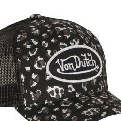 Casquette baseball avec filet et patch Leopard Foil