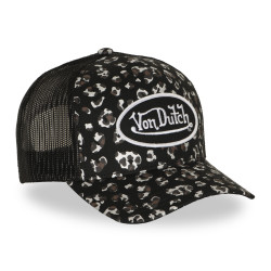 Casquette baseball avec filet et patch Leopard Foil