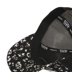 Casquette baseball avec filet et patch Leopard Foil