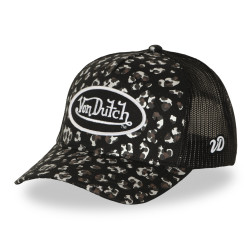 Casquette baseball avec filet et patch Leopard Foil