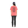 T-shirt femme col rond avec imprimé devant et dos Sacré Coeur