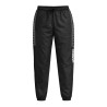 Pantalon de jogging homme bi-matière poches zippées et logo 224720