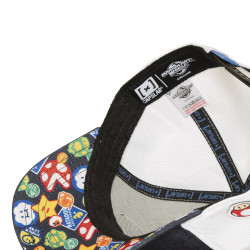 Casquette trucker premium avec filet et patch Super Mario Kart Mario