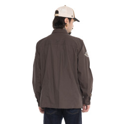 Chemise manche longues  ripstop strech sur poche et badges Stop B