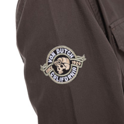 Chemise manche longues  ripstop strech sur poche et badges Stop B