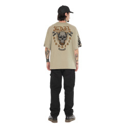 T-shirt homme relax en jersey 180GSM avec print devant et dos Boston