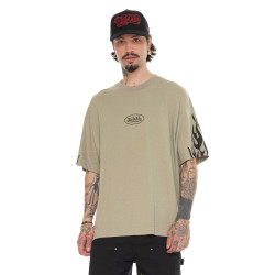 T-shirt homme relax en jersey 180GSM avec print devant et dos Boston