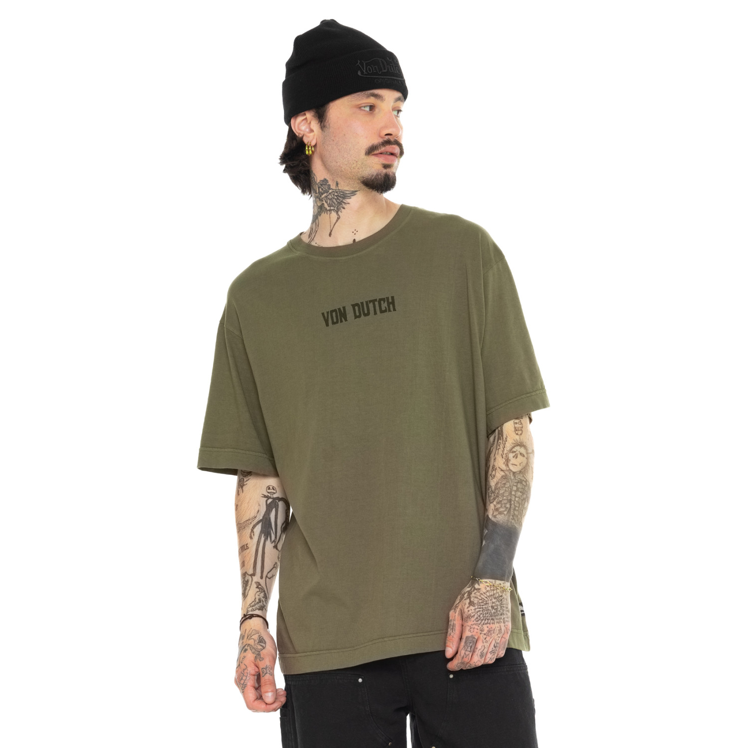 T-shirt homme relax en jersey 180GSM avec print devant et dos Pablo