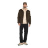 Veste homme en velours côtelé doublée Sherpa et broderie dos Jams