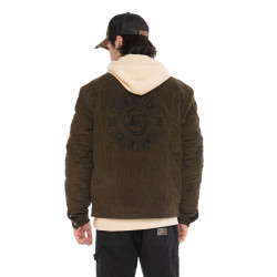 Veste homme en velours côtelé doublée Sherpa et broderie dos Jams