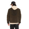 Veste homme en velours côtelé doublée Sherpa et broderie dos Jams