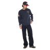 Sweat col rond en molleton avec écusson Lewis