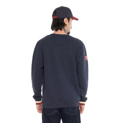 Sweat col rond en molleton avec écusson Lewis
