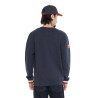 Sweat col rond en molleton avec écusson Lewis