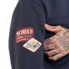 Sweat col rond en molleton avec écusson Lewis