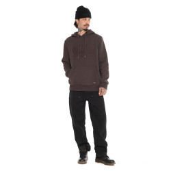 Sweat à capuche en molleton avec broderie Ruben