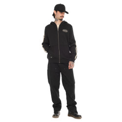 Sweat à capuche en molleton avec broderie Izan