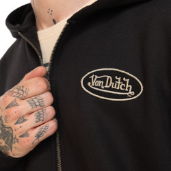 Sweat à capuche en molleton avec broderie Izan