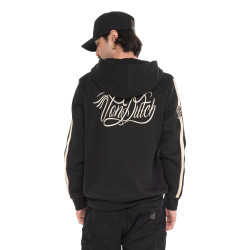 Sweat à capuche en molleton avec broderie Izan