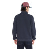 Sweat zippé en molleton avec écusson Wyatt