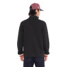 Sweat zippé en molleton avec écusson Wyatt