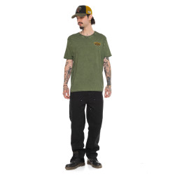 T-shirt homme regular en jersey 160GSM print devant et dos Catlif