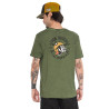 T-shirt homme regular en jersey 160GSM print devant et dos Catlif