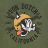 T-shirt homme regular en jersey 160GSM print devant et dos Catlif