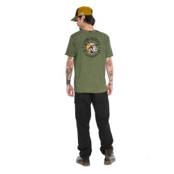 T-shirt homme regular en jersey 160GSM print devant et dos Catlif