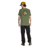 T-shirt homme regular en jersey 160GSM print devant et dos Catlif