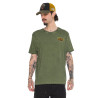 T-shirt homme regular en jersey 160GSM print devant et dos Catlif