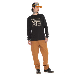 T-shirt homme regular manches longues jersey160GSM print devant Cohen