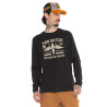T-shirt homme regular manches longues jersey160GSM print devant Cohen